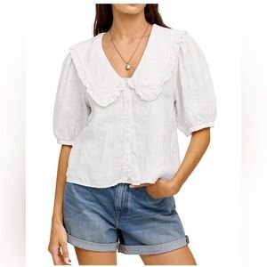 VELVET BY GRAHAM & SPENCER
Cara Linen Top